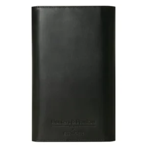 Hunters & Frankau x Ettinger Leather Cigar Wrap - Racing Green/Orange