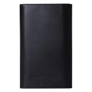 Hunters & Frankau x Ettinger Leather Cigar Wrap - Navy Blue/Orange