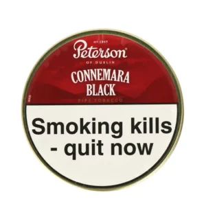 Peterson Connemara Black Pipe Tobacco 50g - Single Tin