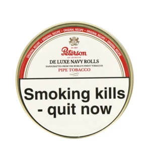 Peterson De Luxe Navy Rolls Pipe Tobacco 50g - Single Tin
