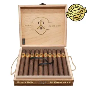 ADVentura The Royal Return Kings Gold Corona Cigar - Box of 20