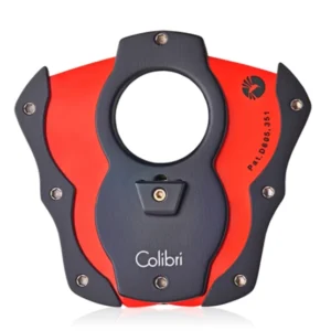 Colibri Cut Cigar Cutter - Black With Orange Blades