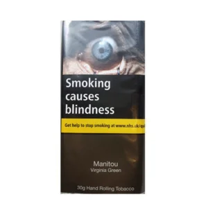 Manitou Virginia Green Additive Free Hand Rolling Tobacco 30g - Single Pack