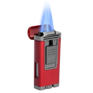 Palio Pro Polaris Triple Torch Cigar Lighter - Red