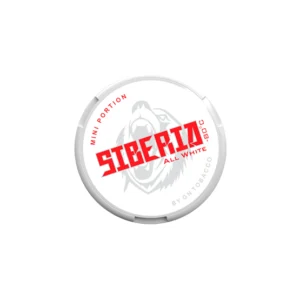 Siberia All White Mini Nicotine Pouches - Single Tin