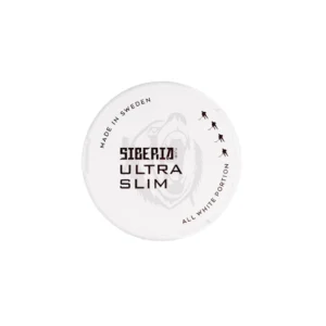 Siberia All White Ultra Slim Nicotine Pouches - Single Tin