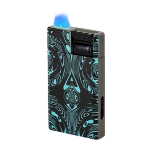 Vector Bishop Flat Jet Flame - Turquoise Black Spade