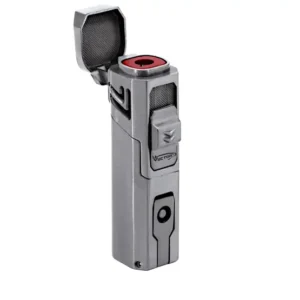 Vector Caliper Single Jet Flame Cigar Lighter - Chrome