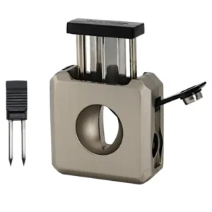 Vector V Cube Nickle Satin Cigar Cutter