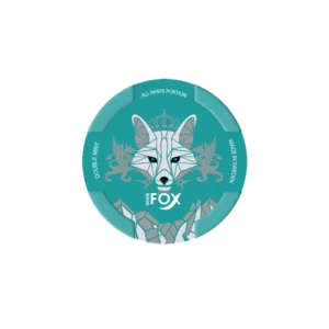 White Fox Slim Double Mint Slim White Portion Nicotine Pouches - 10 x Tins