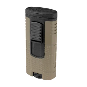 Xikar Tactical Triple Jet Flame Cigar Lighter - Tan & Black