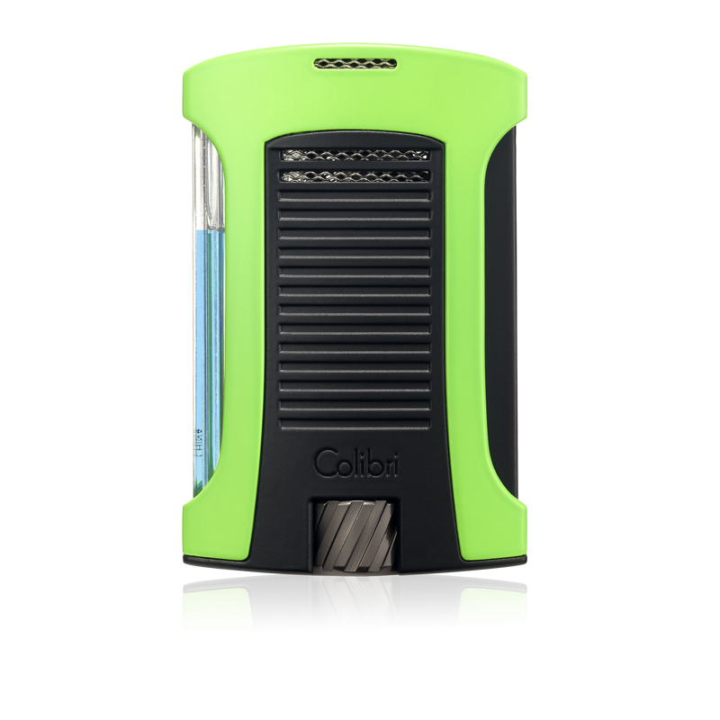 Colibri Daytona Single-Jet Flame Lighter - Green