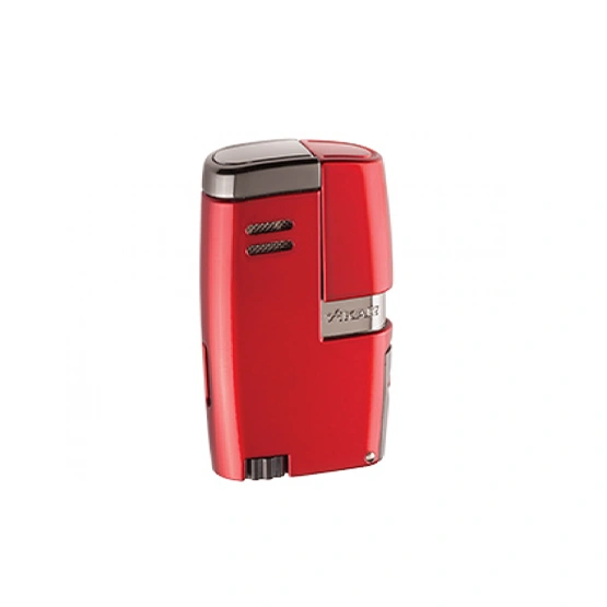 Xikar Vitara Double Jet Flame Cigar Lighter - Daytona Red