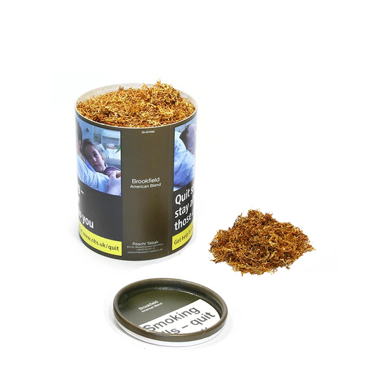 Brookfield American Toasted Tubing Tobacco 200g - Single Tub