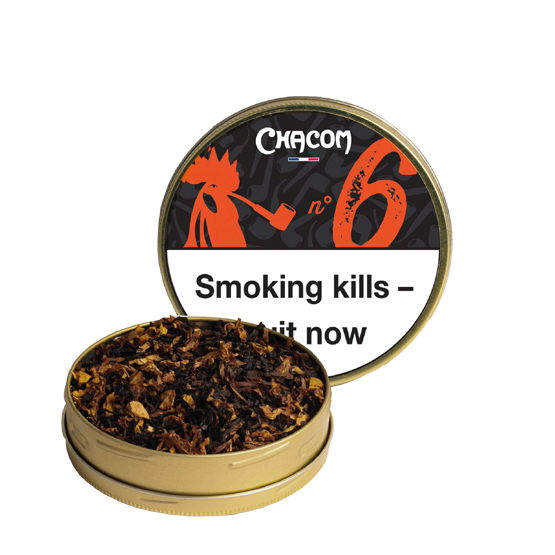 Chacom No.6 Pipe Tobacco 50g – Single Tin