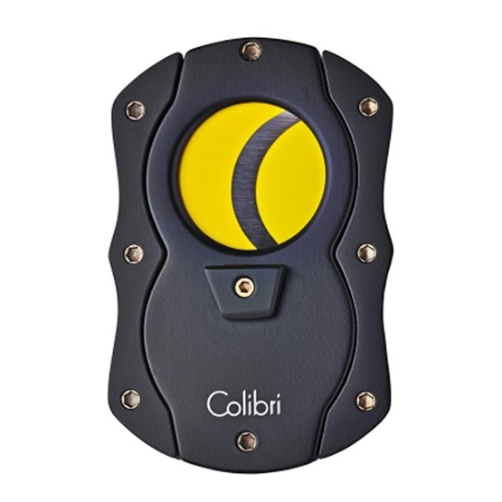 Colibri Cut Cigar Cutter – Black and Yellow Blades