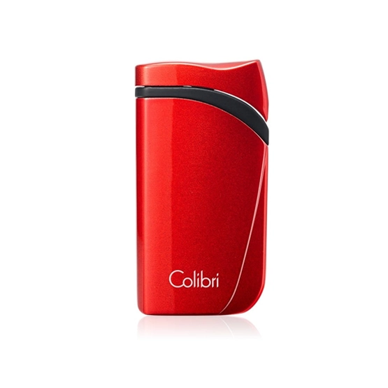 Colibri Falcon Single Jet Flame Cigar Lighter - Metallic Red