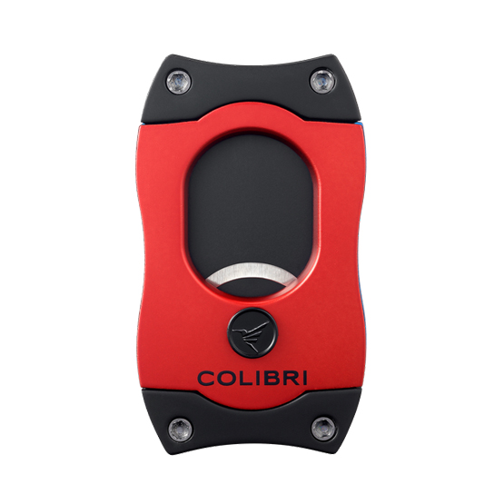 Colibri S-Cut Cigar Cutter - Red & Black