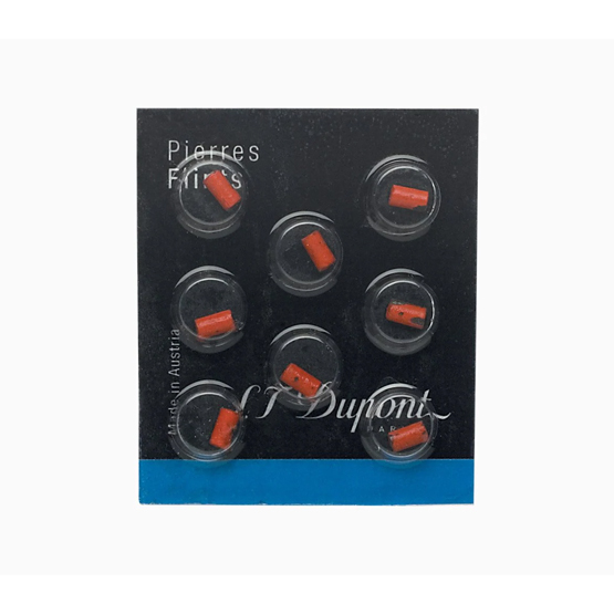 S.T. Dupont Red Flints Pack of 8 - Single Pack