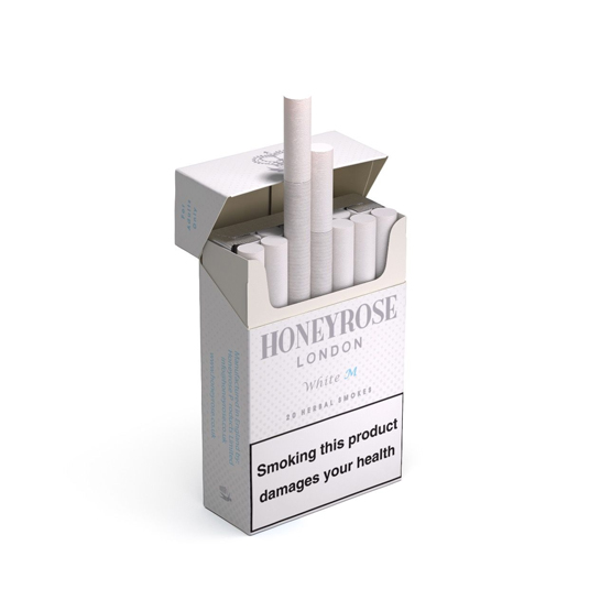 Honeyrose London White M Cigarettes - Single Pack