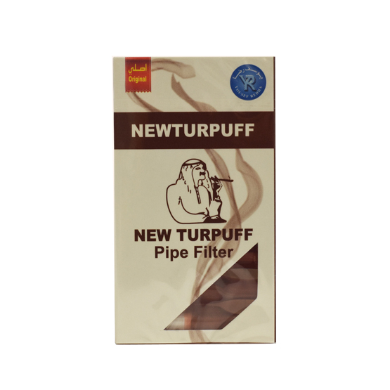 New Turpuff Double Extra Medwakh Filters Brown - Single Pack