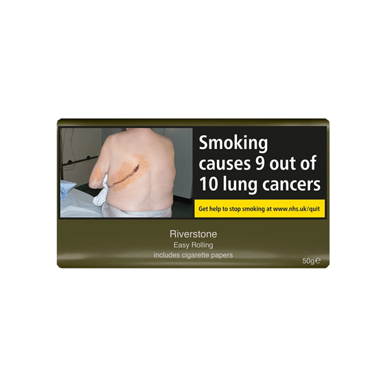 Riverstone Hand Rolling Tobacco with Rolling Papers 50g - Single Pack