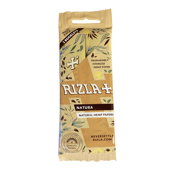 Rizla Natura Hemp Slim King Size Rolling Papers - Pack of 2