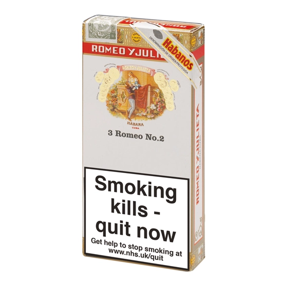 Romeo y Julieta No.2 Tubos Cigar - Pack of 3