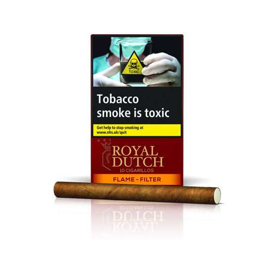 Royal Dutch Flame Filter (10 Cigarillos) - Single Pack