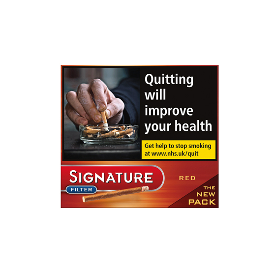 Signature Filter Red (10 Cigars) - 10 x Packs