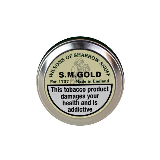Wilsons of Sharrow S.M. Gold Snuff 20g - Single Large Tin