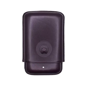 Dunhill Whitespot Bulldog Purple Cigar Case - 3 Robusto