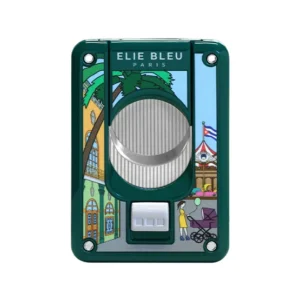 Elie Bleu C4 Cigar Cutter- Green Carousel