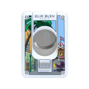 Elie Bleu C4 Cigar Cutter- White Carousel