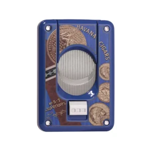 Elie Bleu C4 Cigar Cutter - Medals Blue