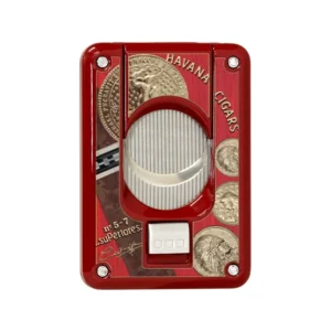 Elie Bleu C4 Cigar Cutter - Medals Red
