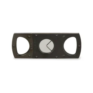 Elie Bleu Double Blade Cigar Cutter - Stainless Steel/ Black Resin