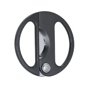 Elie Bleu Round Cigar Cutter - Black Polished