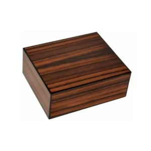 Elie Bleu Macassar Ebony Humidor - 50 Cigar Capacity