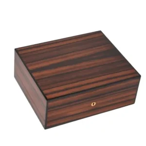 Elie Bleu Macassar Ebony Humidor - 75 Cigar Capacity