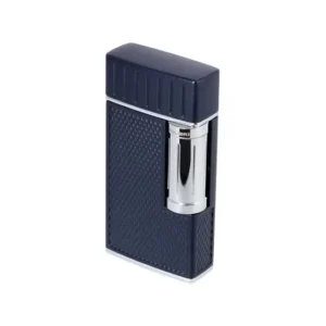 Colibri Julius Classic Double Flame Cigar Lighter - Navy & Chrome