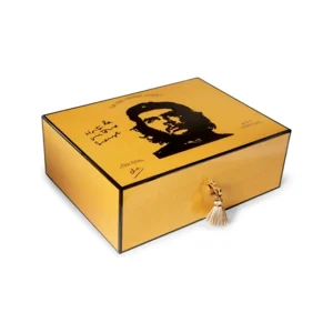 Elie Bleu CHE Gold Yellow Sycamore Humidor – 110 Cigar Capacity