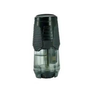 Vector Huracan Single Jet Flame Cigar Lighter - Black