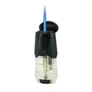 Vector Huracan Single Jet Flame Cigar Lighter - Clear