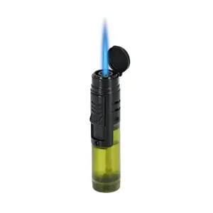 Vector Turbine Single Jet Flame Cigar Lighter - Green