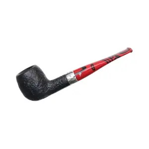 Peterson Dracula (87) Fishtail 9mm Pipe - Sandblasted