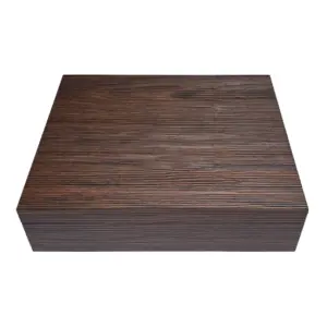 Walnut Humidor for 25 Cigars – Textured Grain Finish