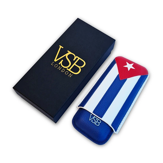 VSB Cuban Leather Cigar Case - 2 Robusto - Image 5