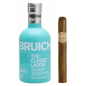 Bruichladdich Classic Laddie 10 Year Old Islay Single Malt Scotch Whisky 20cl and Por Larranaga Petit Corona Christmas Cigar Deal