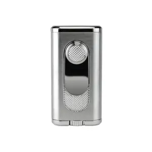 Xikar Verano Flat Flame Lighter - Silver